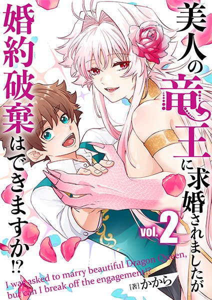 美人の竜王に求婚されましたが婚約破棄はできますか！？ 表紙
